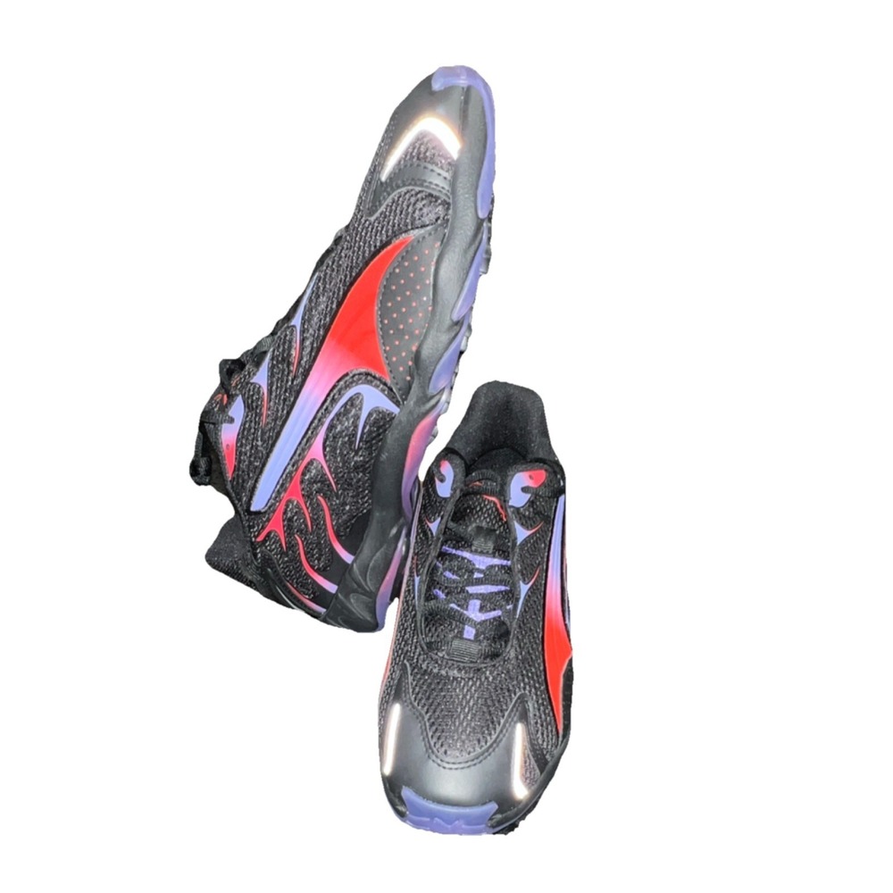 21N15/PUMA Inhale 401560-02 Black Red Purple Low Top Men's Athletic Sneakers